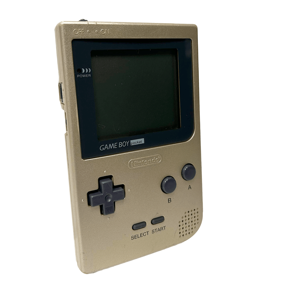 Gold GameBoy Pocket System - Certified Tested & Cleaned - Retro Island Gaming
