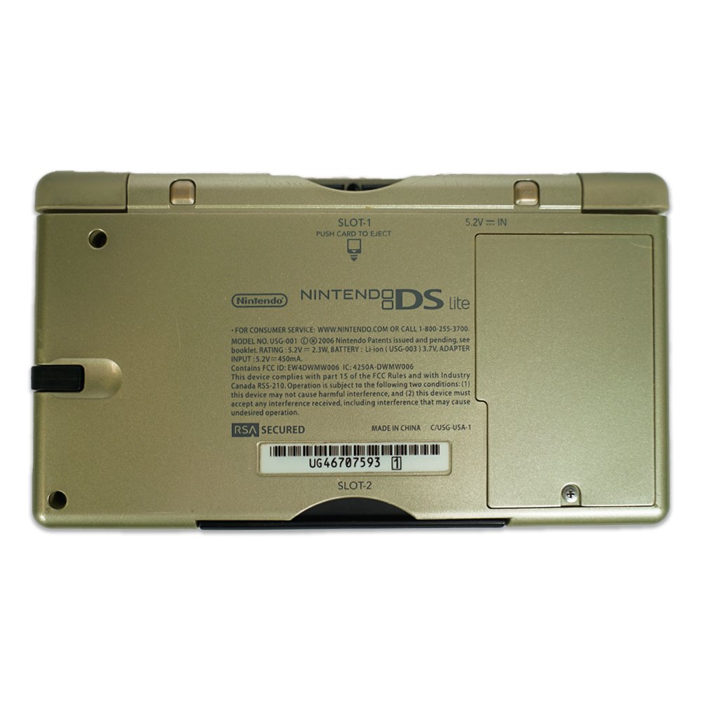 Gold Zelda Limited Edition Nintendo DS Lite System - Certified Tested & Cleaned - Retro Island Gaming