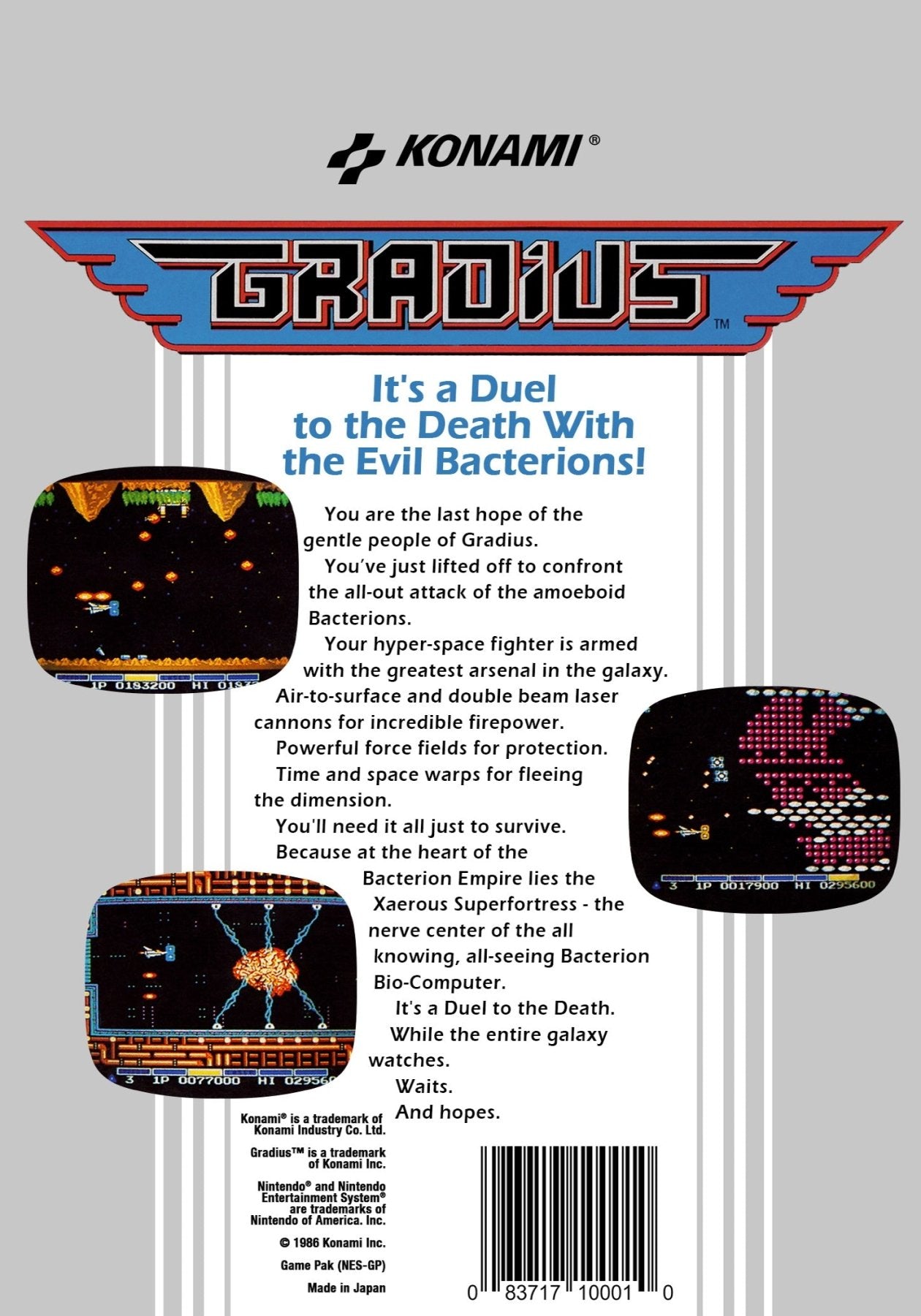 Gradius [5 Screw] - NES - Retro Island Gaming