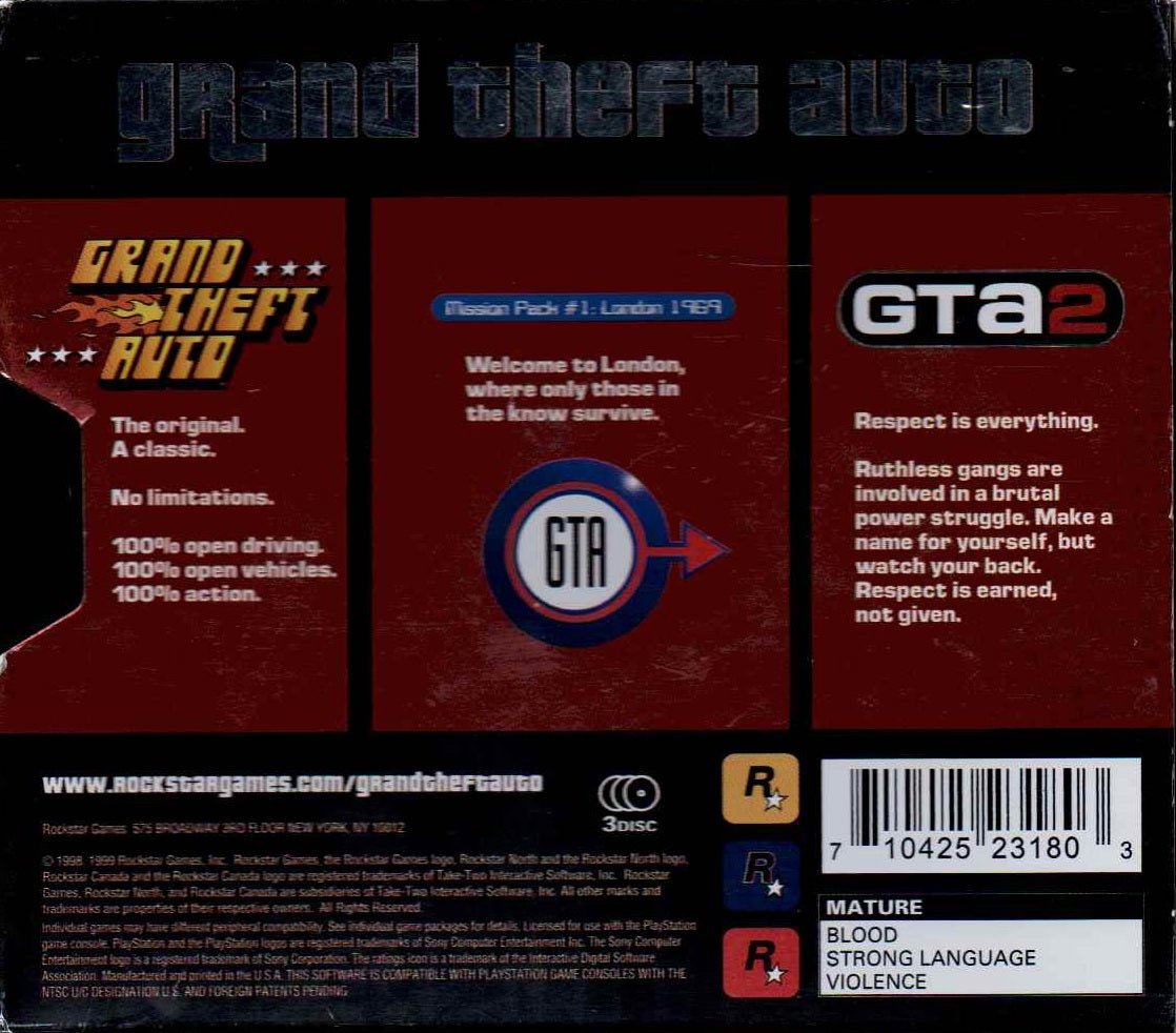 Grand Theft Auto [Collector's Edition] - Playstation - Retro Island Gaming