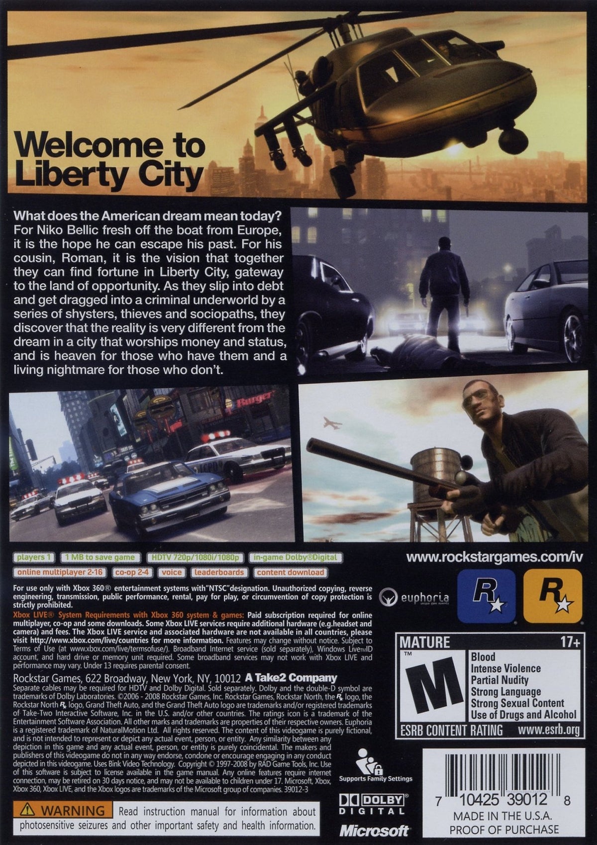 Grand Theft Auto IV - Xbox 360 - Retro Island Gaming