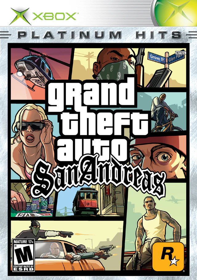 Grand Theft Auto San Andreas [Platinum Hits] - Xbox - Retro Island Gaming