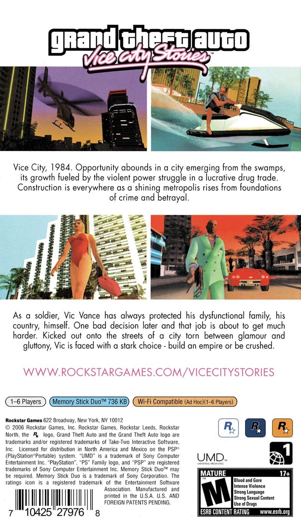 Grand Theft Auto Vice City Stories - PSP - Retro Island Gaming