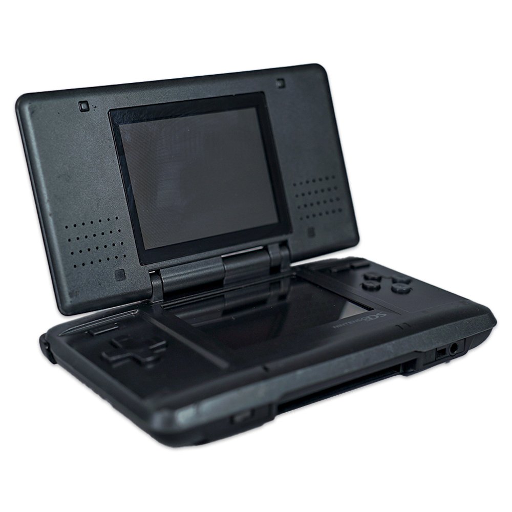 Graphite Black Nintendo DS System - Certified Tested & Cleaned - Retro Island Gaming