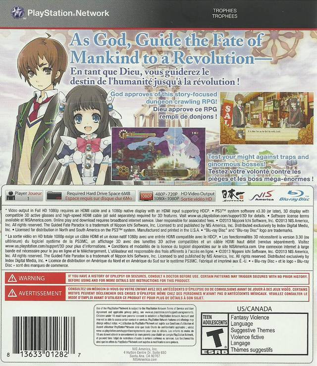Guided Fate Paradox - Playstation 3 - Retro Island Gaming