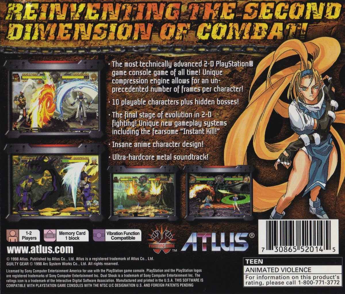 Guilty Gear - Playstation - Retro Island Gaming