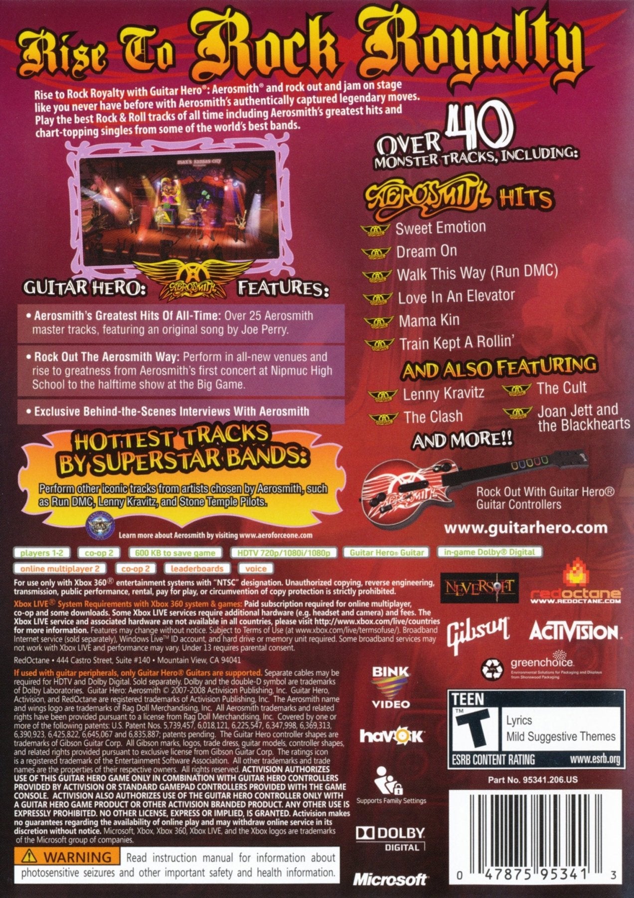 Guitar Hero Aerosmith - Xbox 360 - Retro Island Gaming