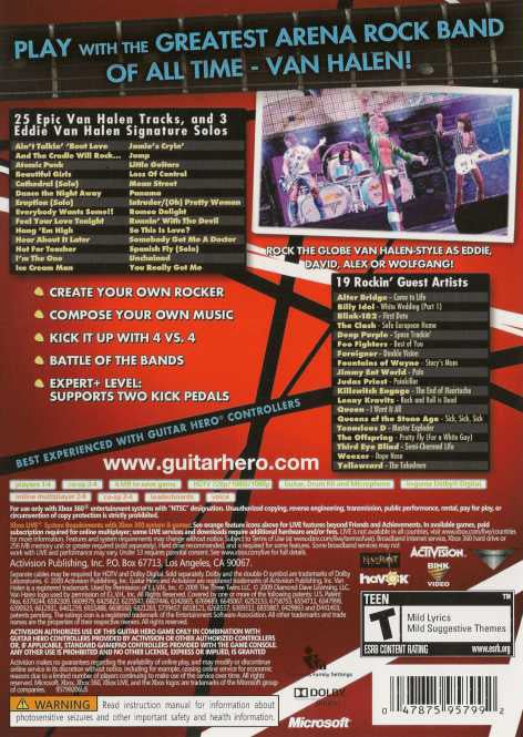 Guitar Hero: Van Halen - Xbox 360 - Retro Island Gaming
