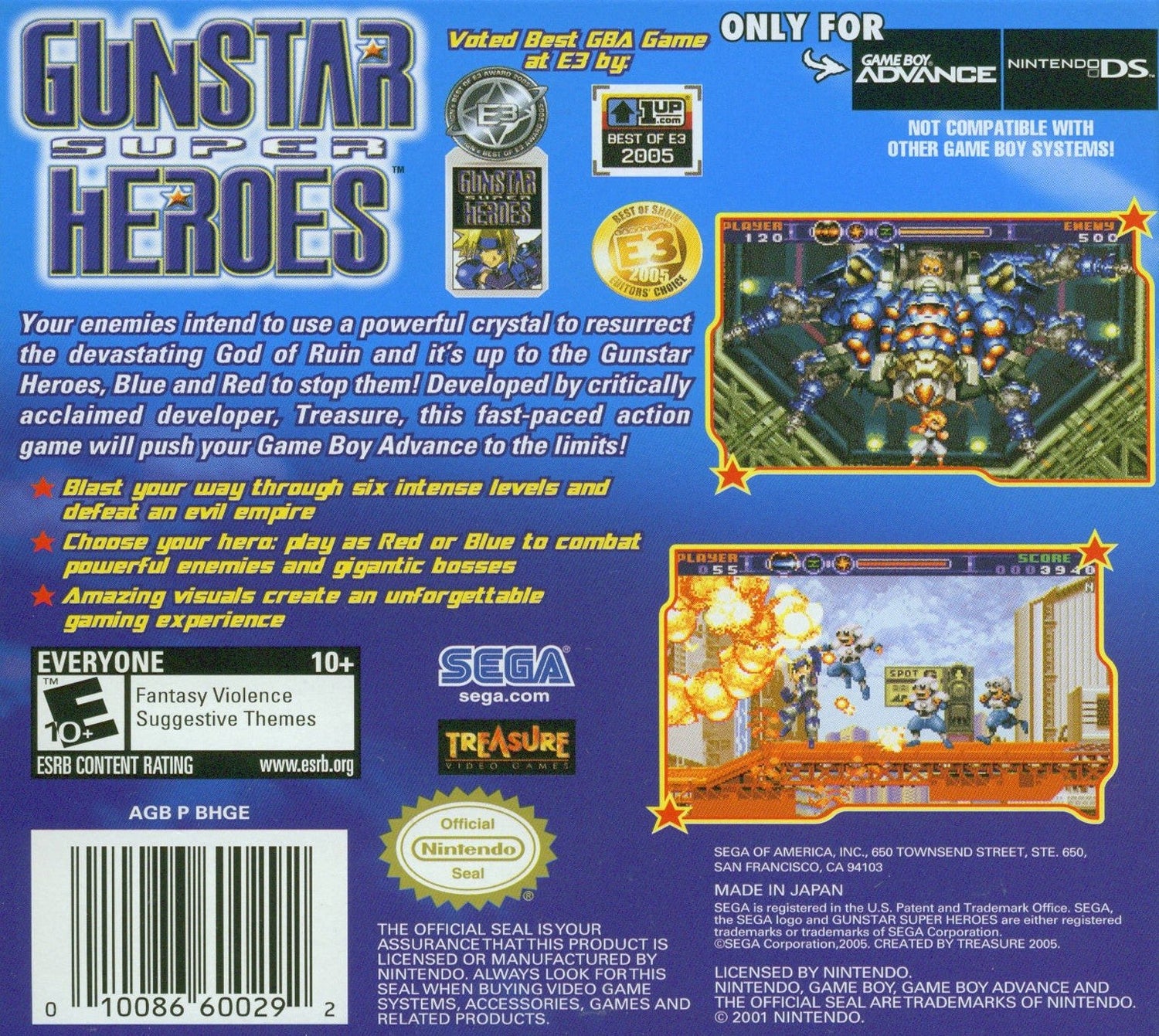 Gunstar Super Heroes - GameBoy Advance - Retro Island Gaming