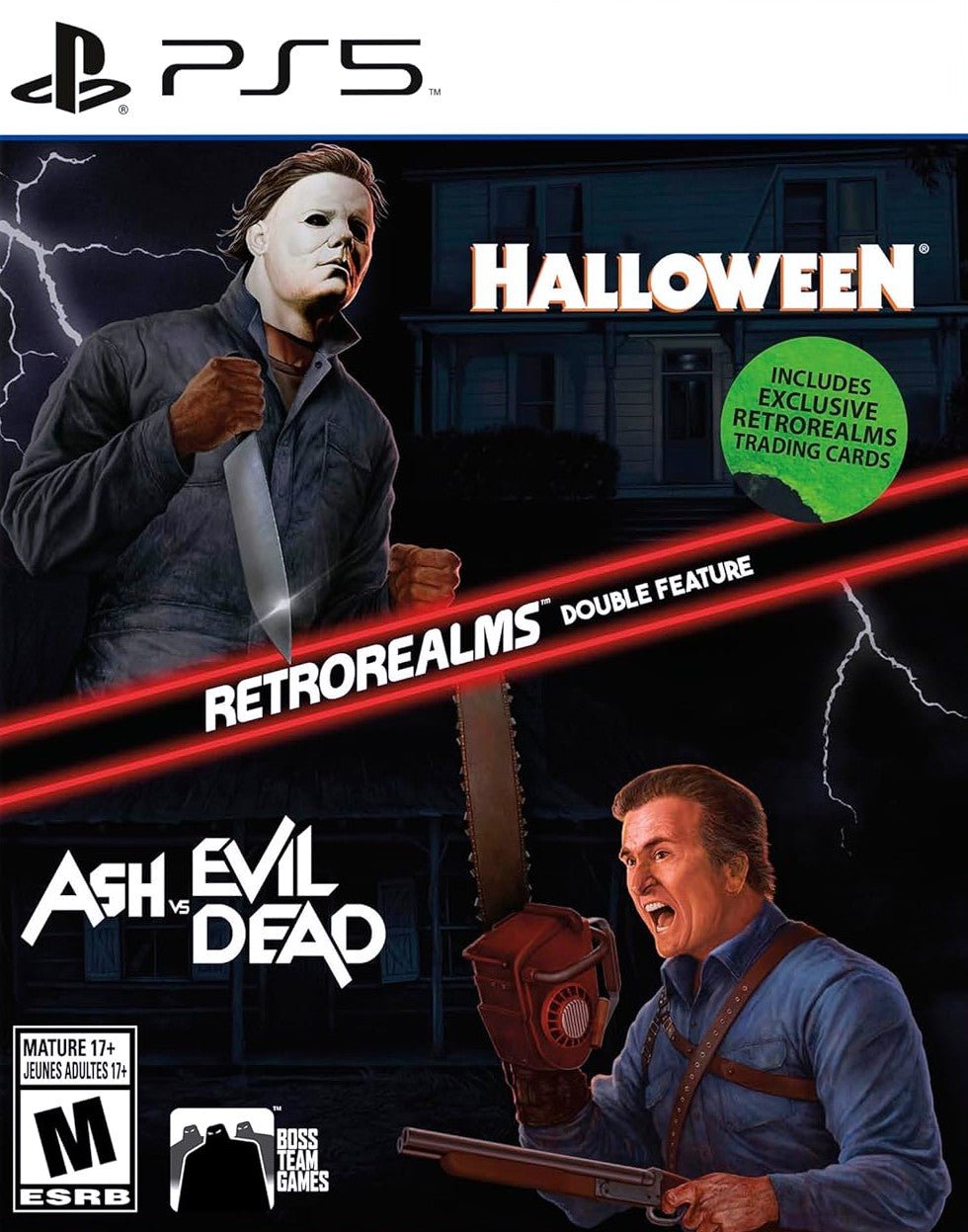 Halloween And Ash Vs Evil Dead RetroRealms Double Feature - Playstation 5 - Retro Island Gaming