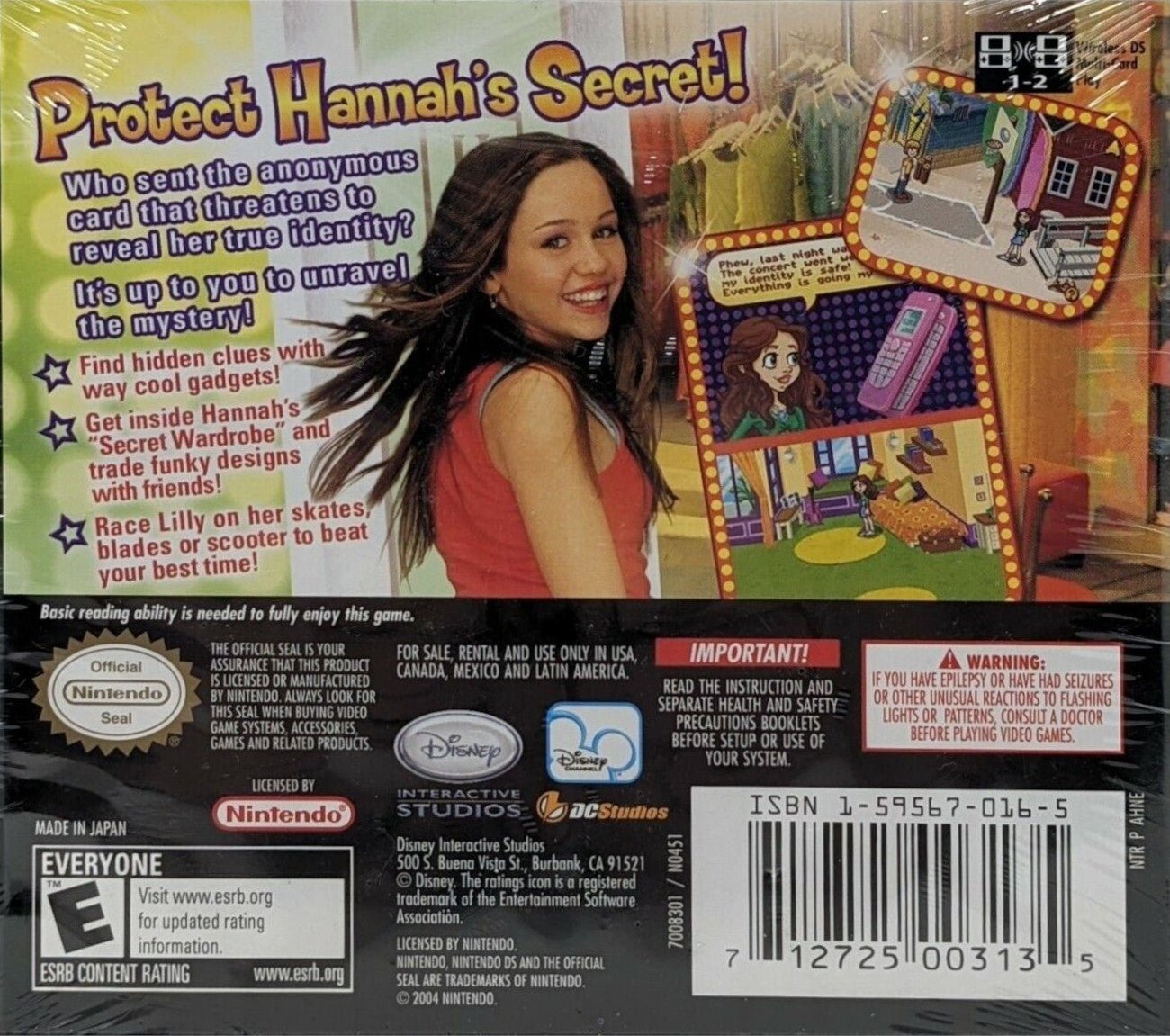 Hannah Montana - Nintendo DS - Retro Island Gaming