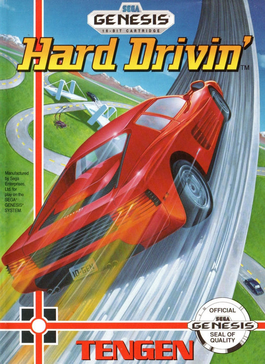 Hard Drivin - Sega Genesis - Retro Island Gaming