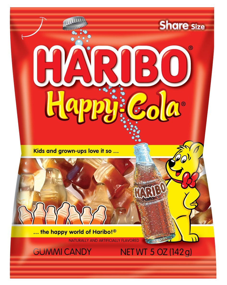 Haribo Happy Cola Gummy Candy (5 Ounce Bag) - Retro Island Gaming