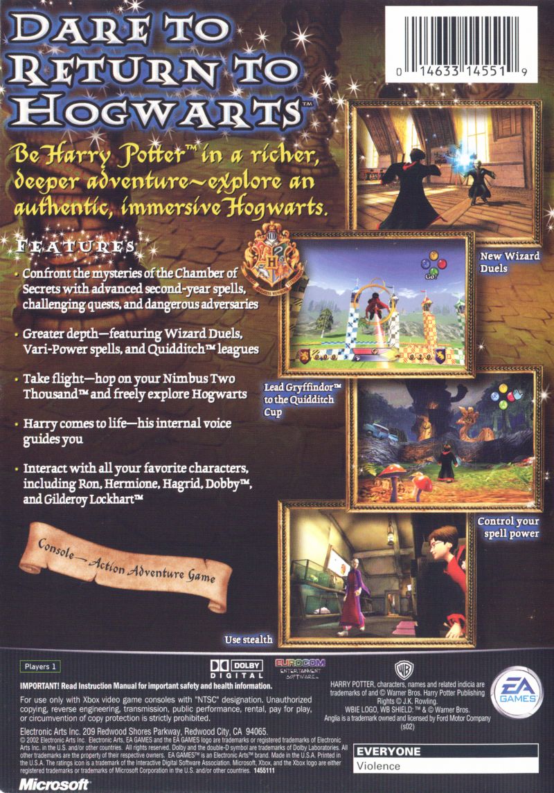 Harry Potter Chamber of Secrets - Xbox - Retro Island Gaming