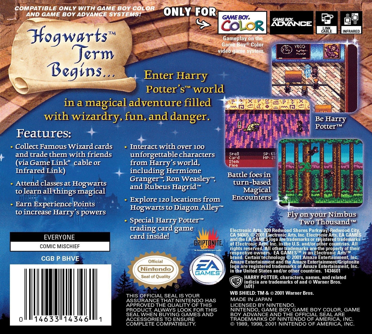 Harry Potter - GameBoy Color - Retro Island Gaming