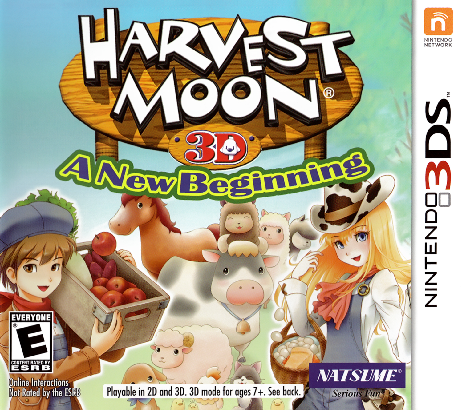 Harvest Moon 3D: A New Beginning - Nintendo 3DS - Retro Island Gaming