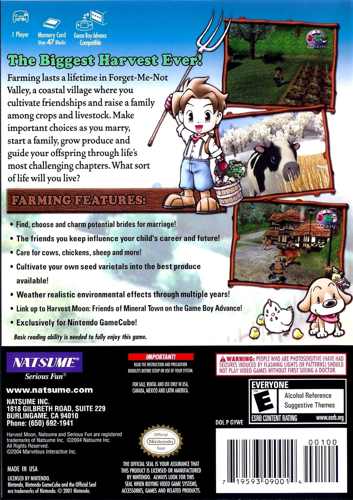 Harvest Moon A Wonderful Life - Gamecube - Retro Island Gaming