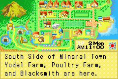 Harvest Moon More Friends of Mineral Town - GameBoy Advance - Retro Island Gaming
