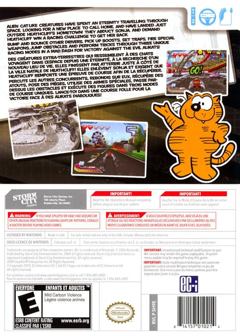 Heathcliff: The Fast and The Furriest - Wii - Retro Island Gaming