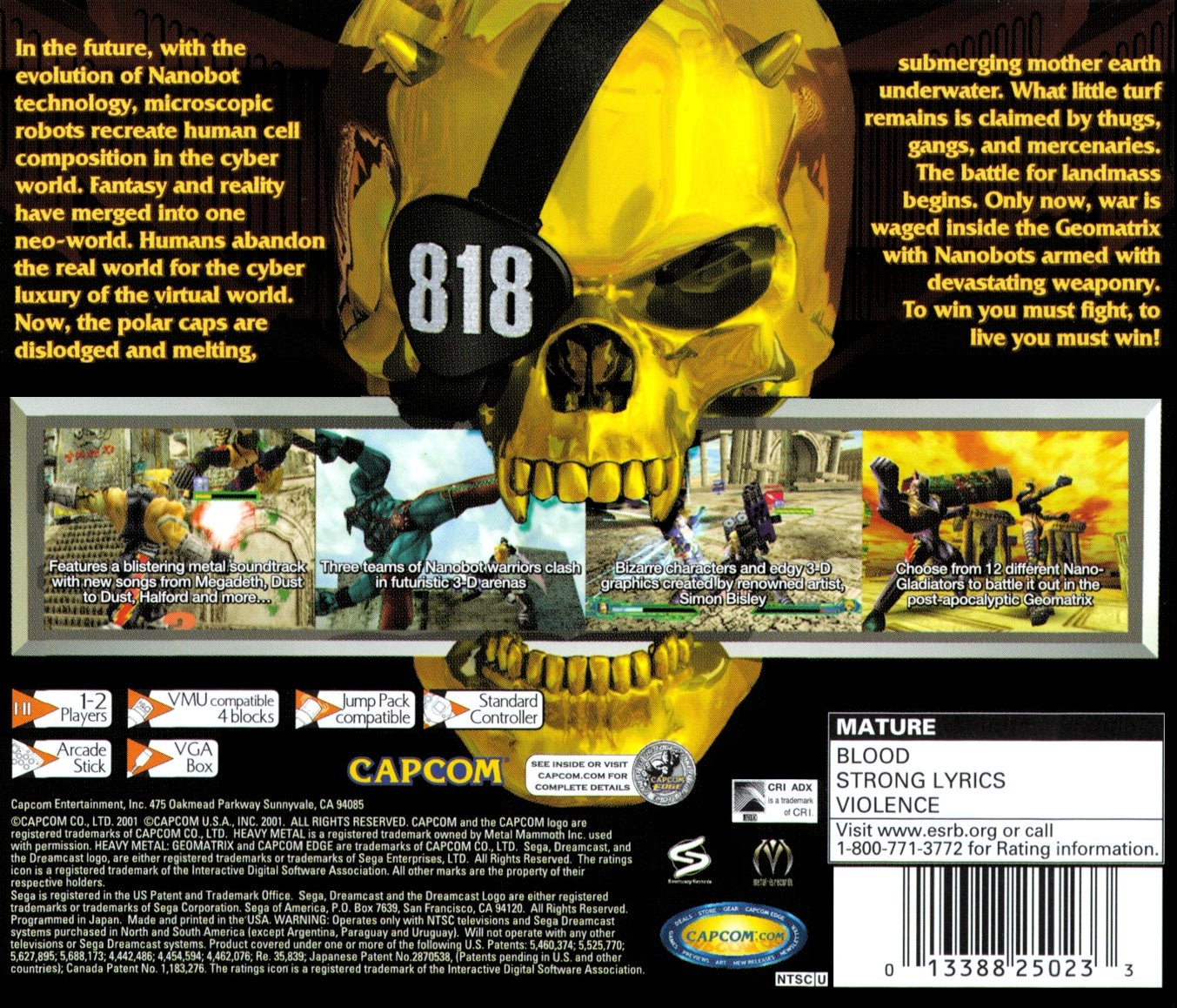 Heavy Metal Geomatrix - Sega Dreamcast - Retro Island Gaming