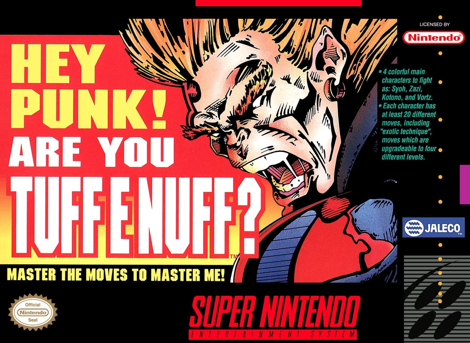 Hey Punk Are You Tuff E Nuff - Super Nintendo - Retro Island Gaming