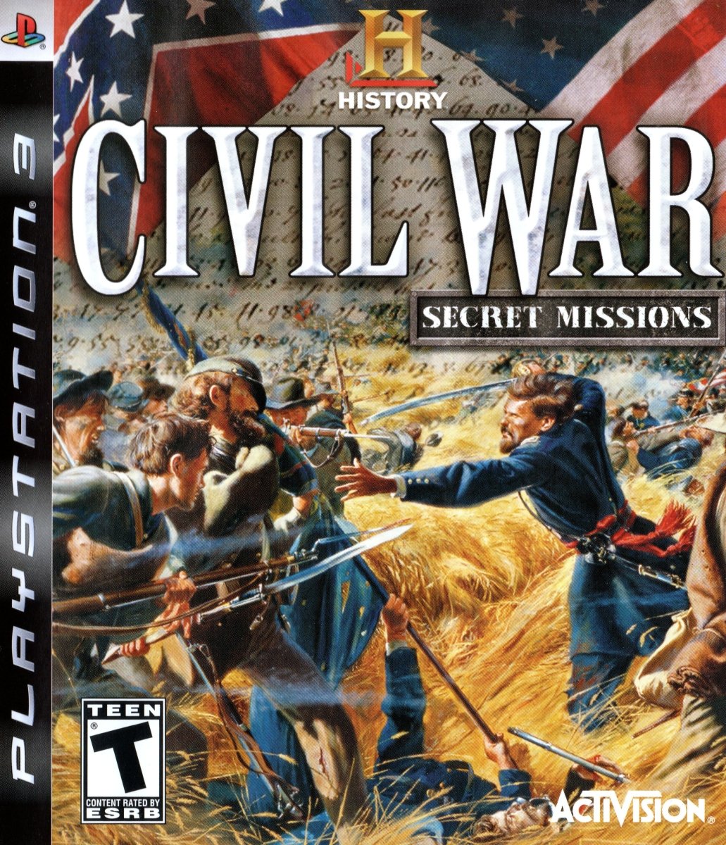 History Channel Civil War Secret Missions - Playstation 3 - Retro Island Gaming