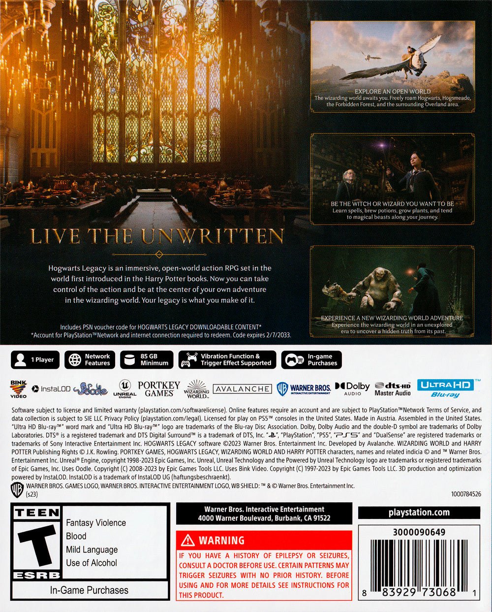 Hogwarts Legacy - Playstation 5 - Retro Island Gaming