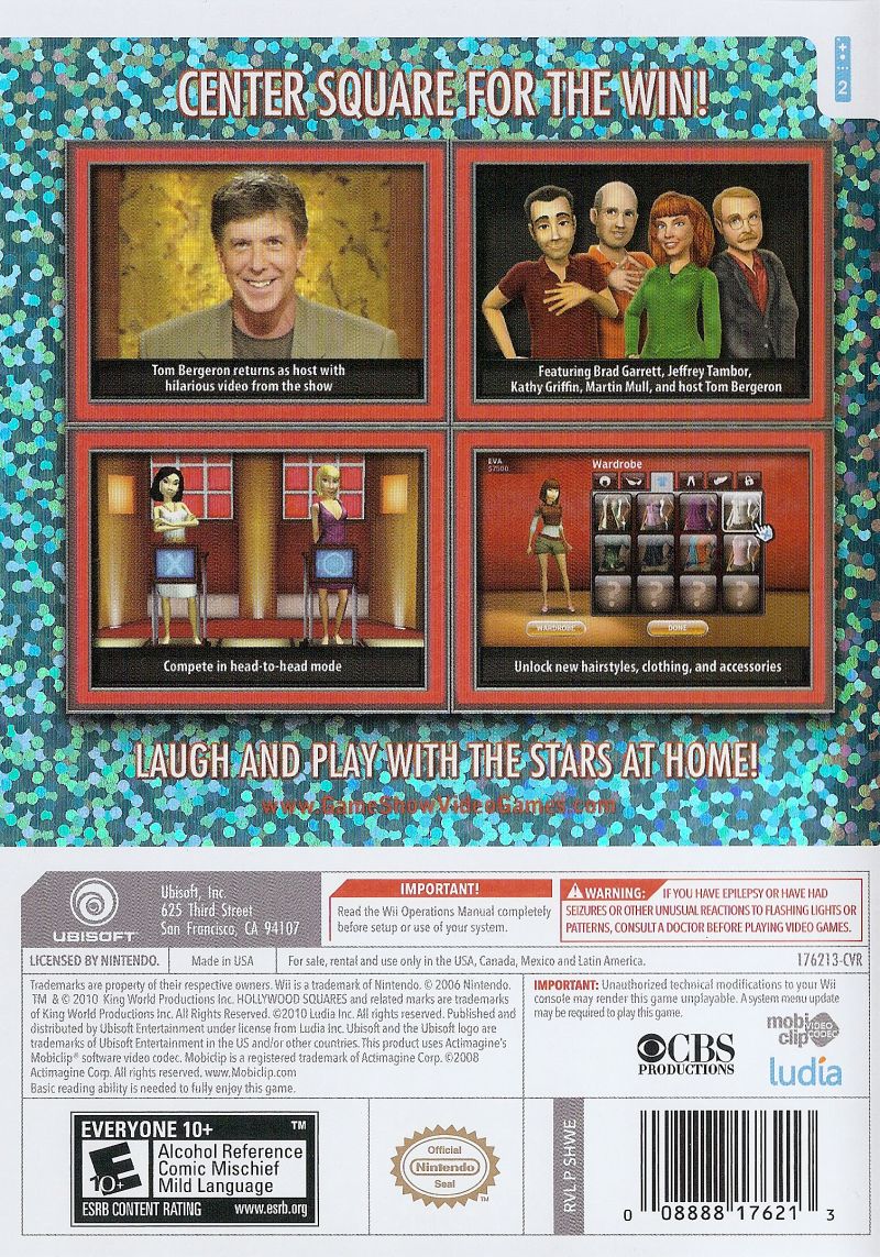 Hollywood Squares - Wii - Retro Island Gaming