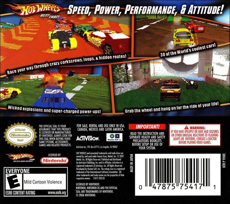 Hot Wheels Beat That - Nintendo DS - Retro Island Gaming