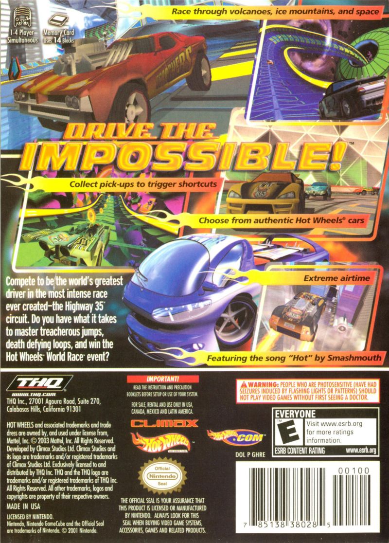 Hot Wheels World Race - Gamecube - Retro Island Gaming