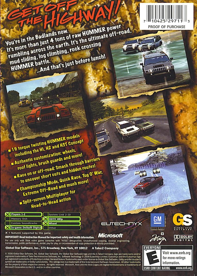 Hummer Badlands - Xbox - Retro Island Gaming