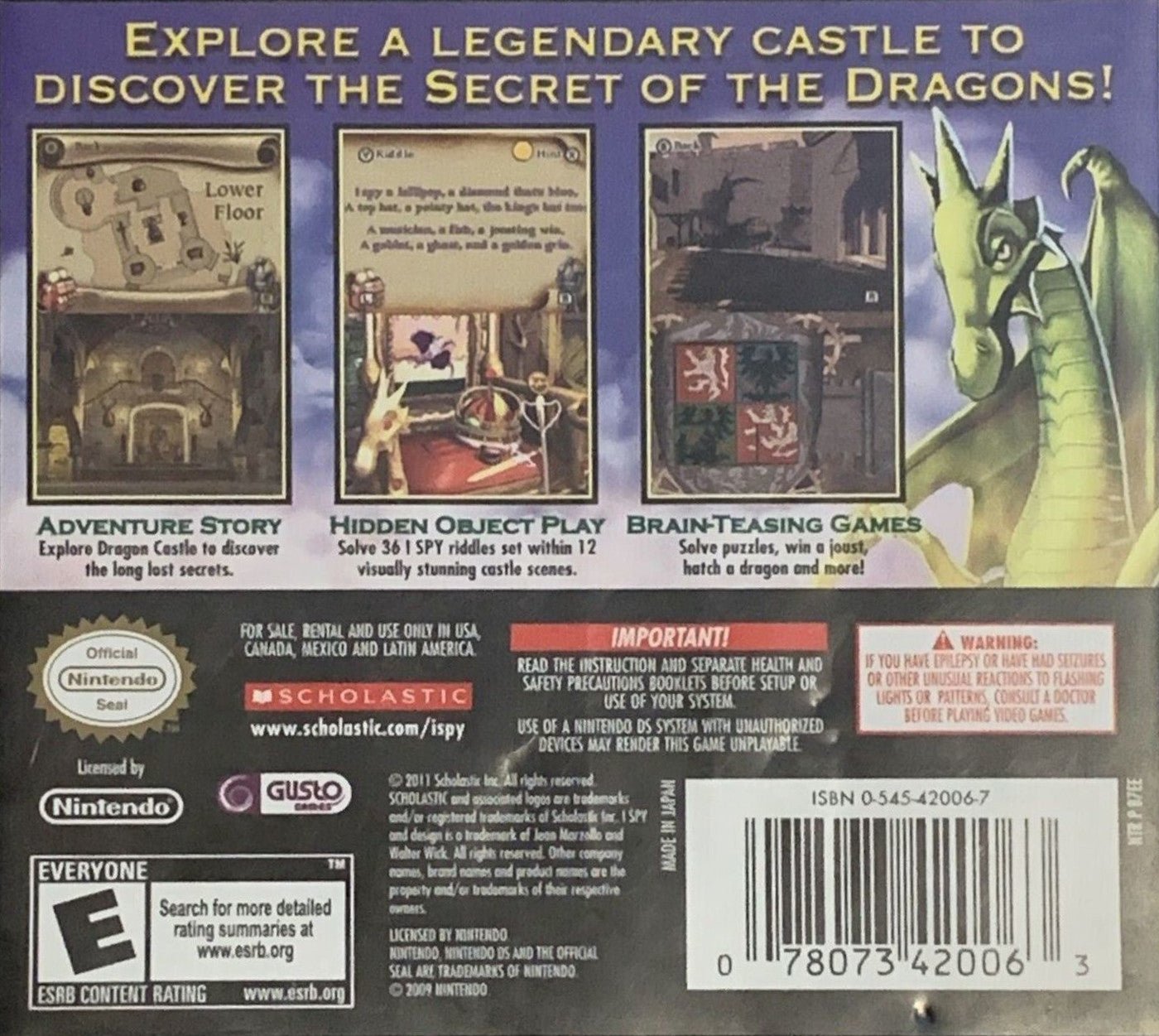 I Spy Castle - Nintendo DS - Retro Island Gaming