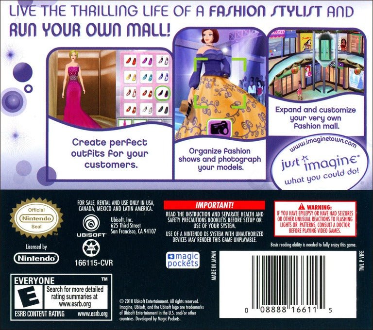 Imagine: Fashion Stylist - Nintendo DS - Retro Island Gaming