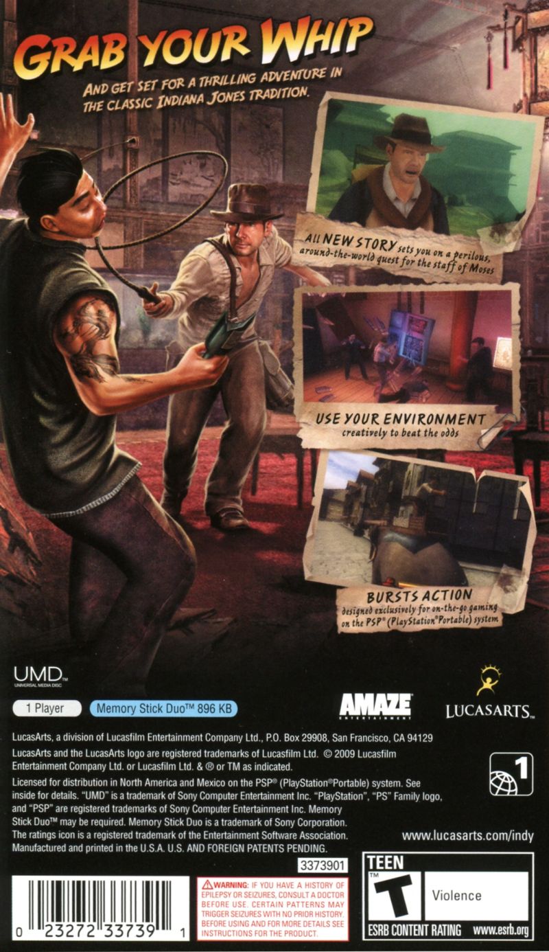 Indiana Jones and the Staff of Kings - PSP - Retro Island Gaming