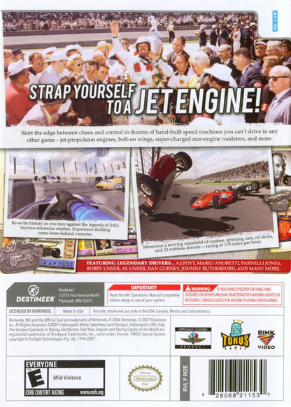 Indianapolis 500 Legends - Wii - Retro Island Gaming