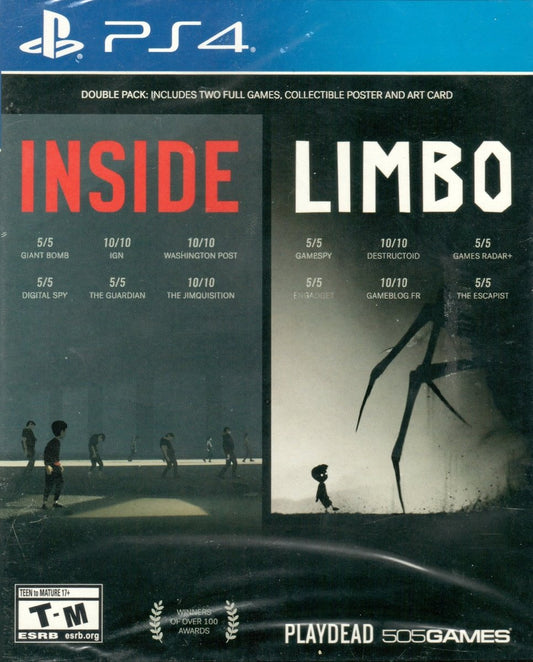 Inside Limbo Double Pack - Playstation 4 - Retro Island Gaming