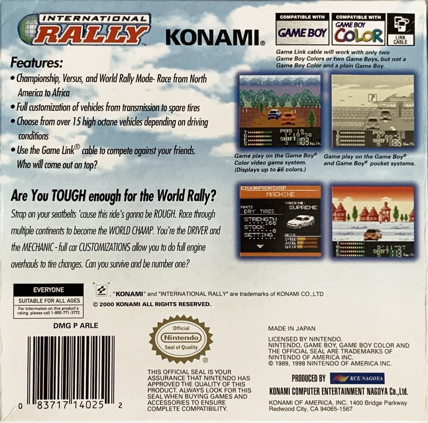 International Rally - GameBoy Color - Retro Island Gaming