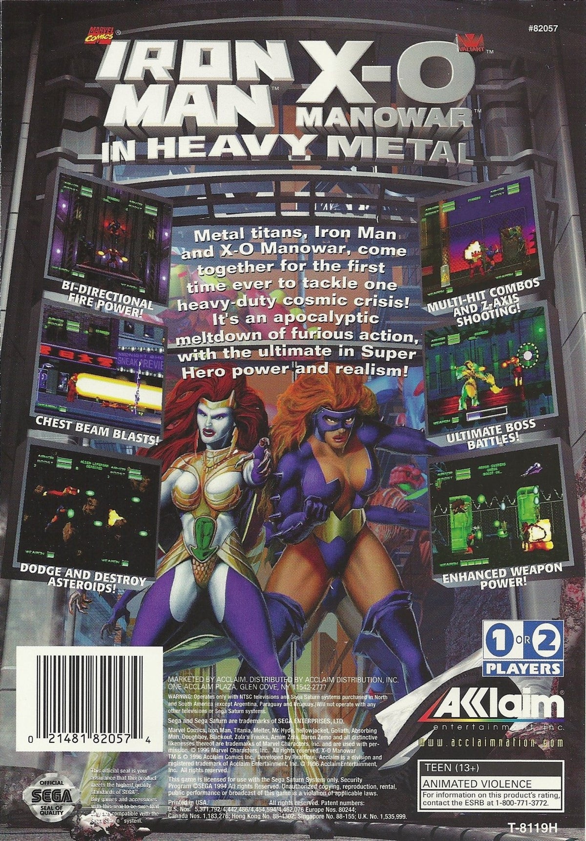Iron Man X - O Manowar in Heavy Metal - Sega Saturn - Retro Island Gaming