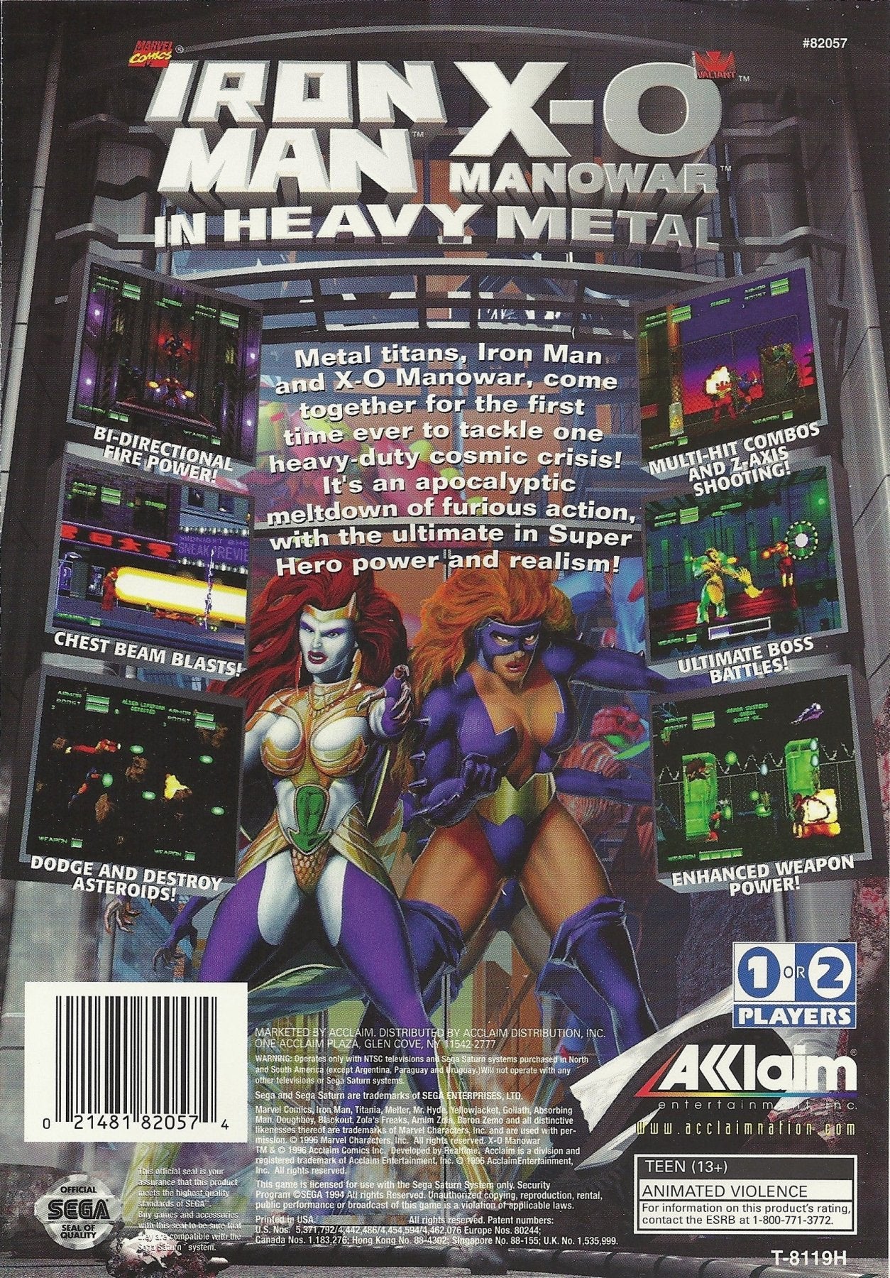 Iron Man X - O Manowar in Heavy Metal - Sega Saturn - Retro Island Gaming