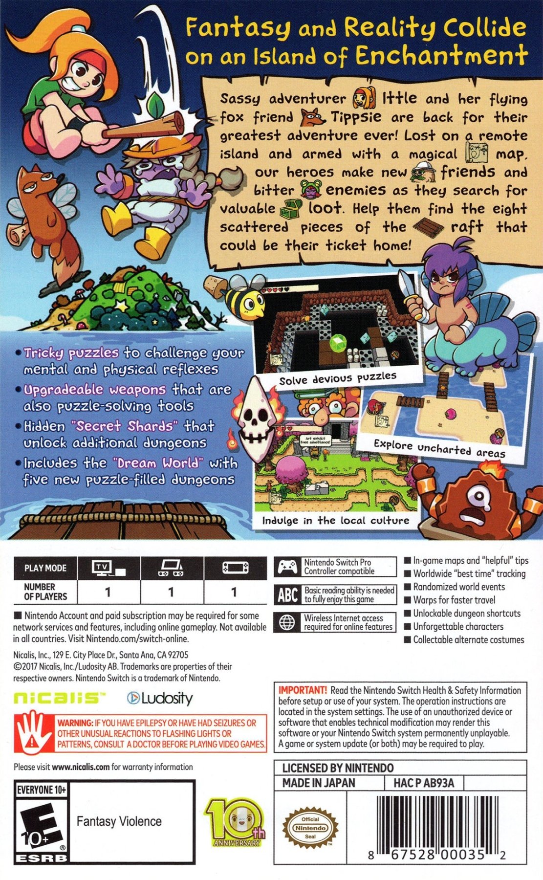 Ittle Dew 2+ - Nintendo Switch - Retro Island Gaming