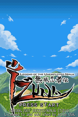 Izuna Legend of the Unemployed Ninja - Nintendo DS - Retro Island Gaming