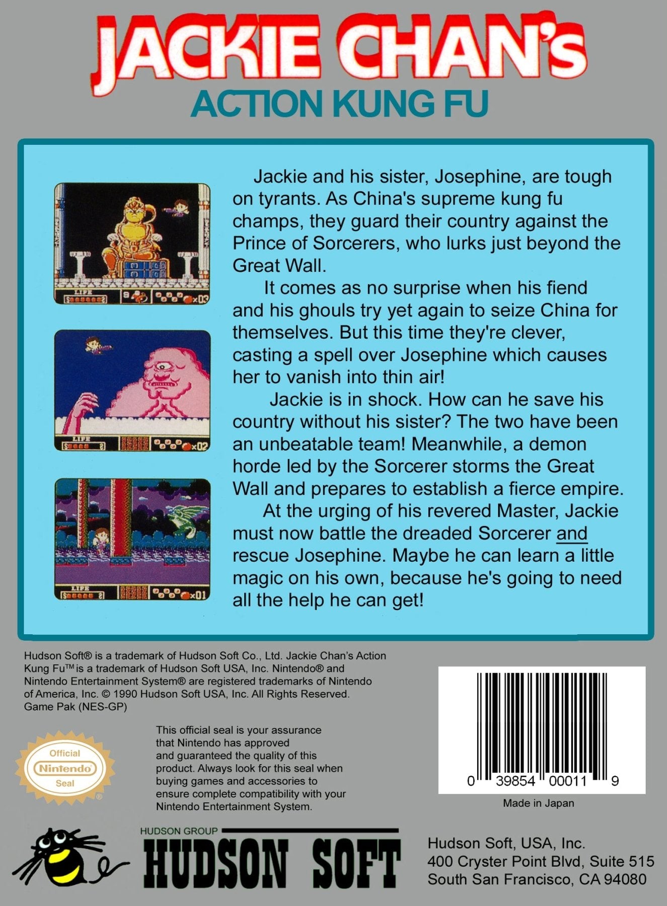 Jackie Chan's Action Kung Fu - NES - Retro Island Gaming