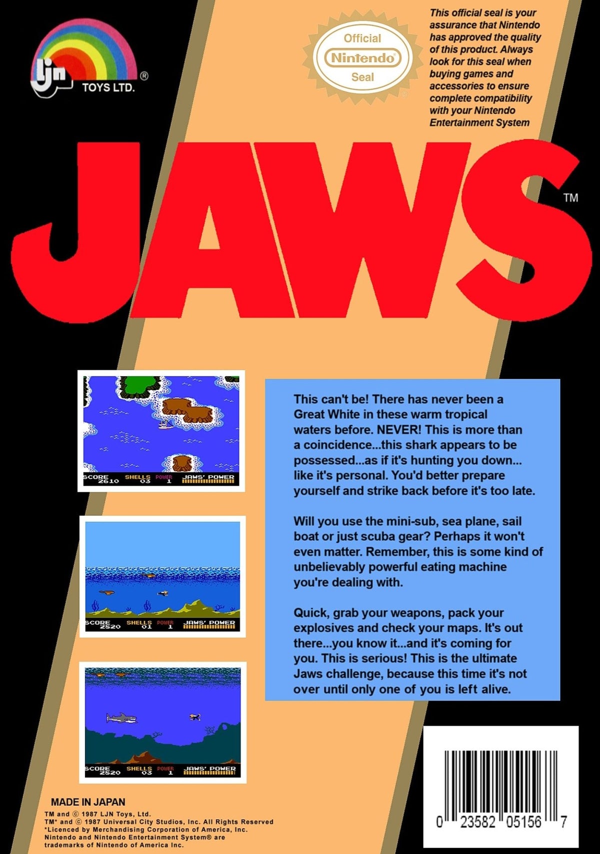 Jaws - NES - Retro Island Gaming