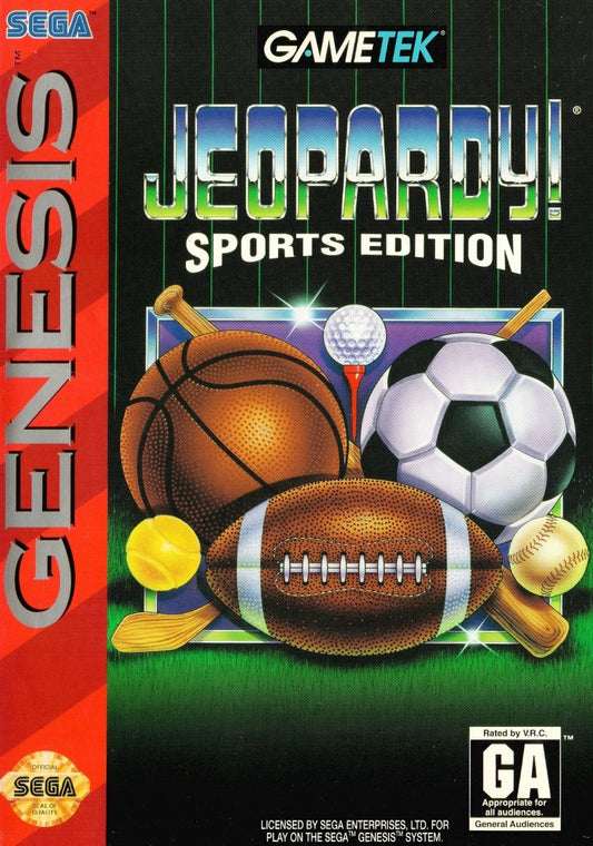 Jeopardy Sports Edition - Sega Genesis - Retro Island Gaming