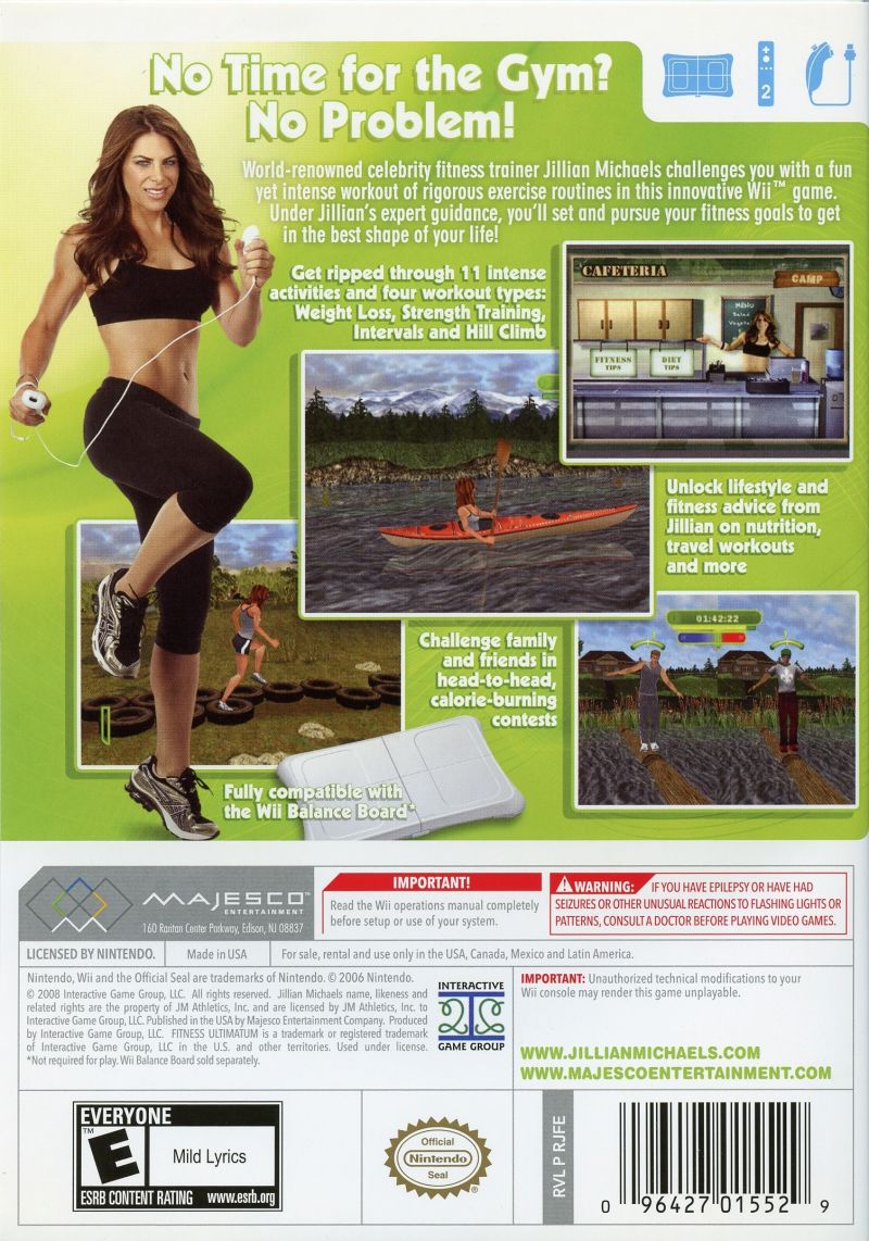 Jillian Michaels' Fitness Ultimatum 2009 - Wii - Retro Island Gaming