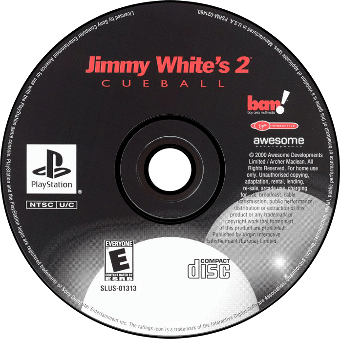 Jimmy White's 2 Cueball - Playstation - Retro Island Gaming