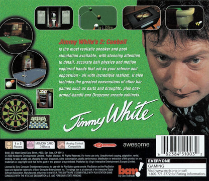 Jimmy White's 2 Cueball - Playstation - Retro Island Gaming
