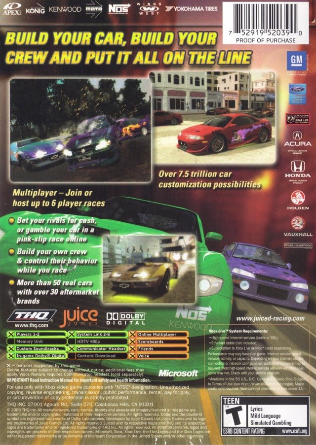 Juiced - Xbox - Retro Island Gaming