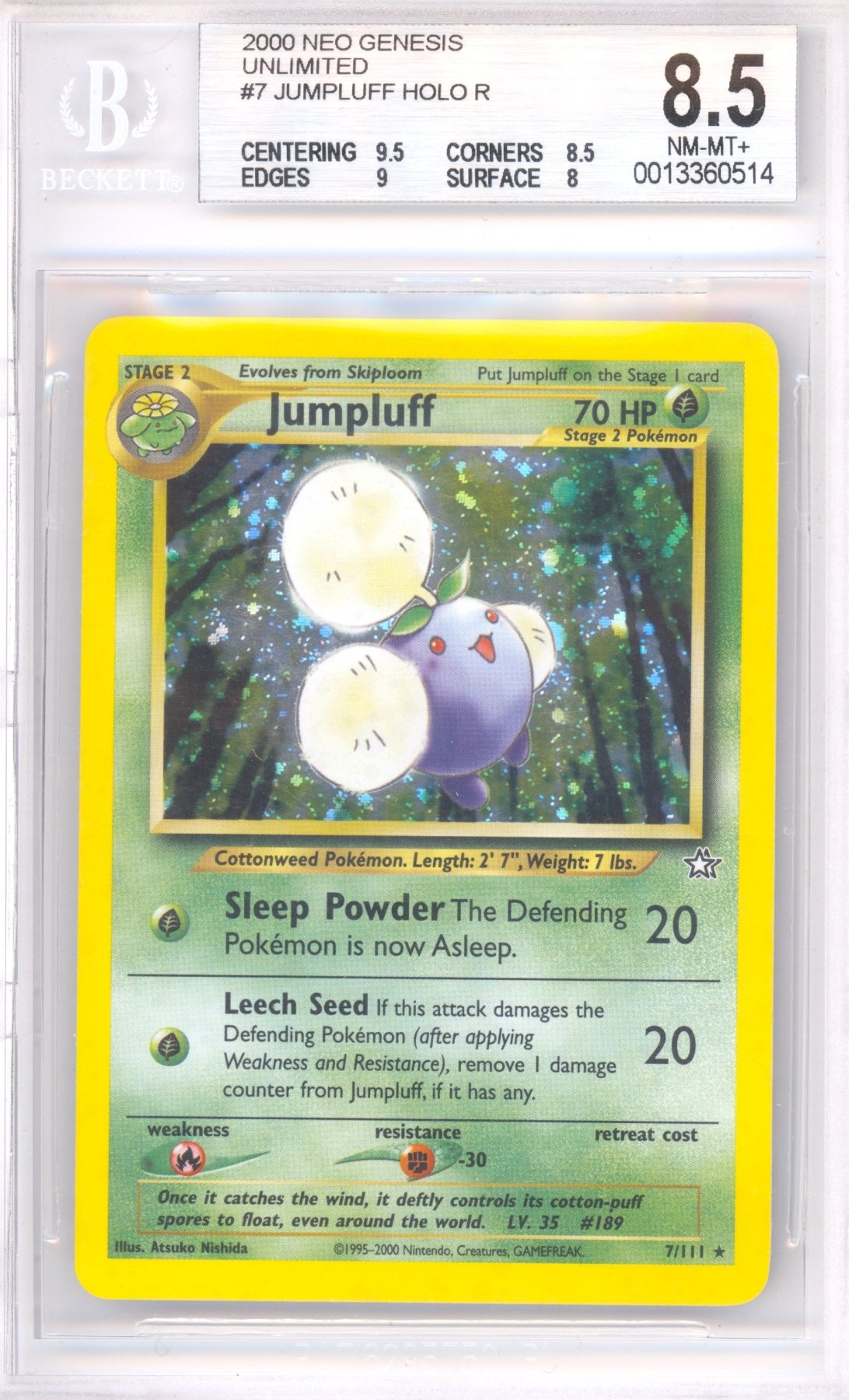 Jumpluff 7 - Pokemon Neo Genesis - Retro Island Gaming