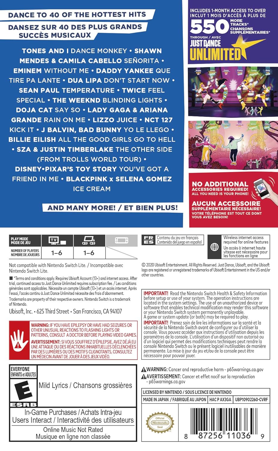 Just Dance 2021 - Nintendo Switch - Retro Island Gaming